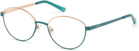 GUESS GU3043 glasses in Shiny Turquoise