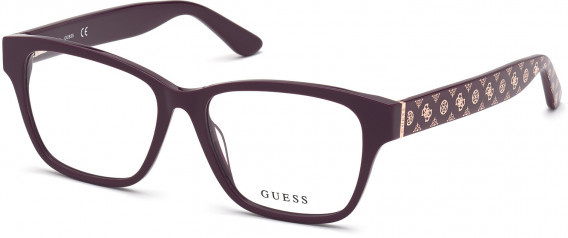 GUESS GU2823-55 glasses in Shiny Violet