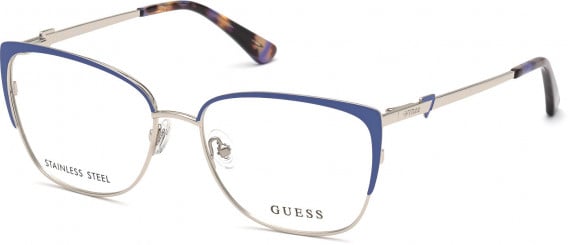GUESS GU2814-57 glasses in Matte Blue