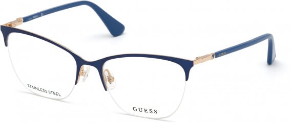 GUESS GU2787-52 glasses in Matte Blue