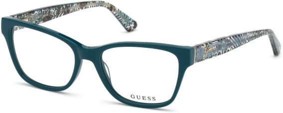 GUESS GU2781-50 glasses in Shiny Turquoise