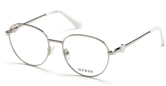 GUESS GU2756-53 glasses in Shiny Light Nickeltin