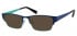 Sunglasses in Blue/Green