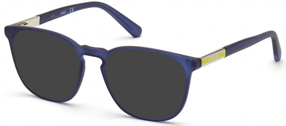 GUESS GU1980 sunglasses in Matte Blue