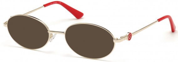GUESS GU2758-53 sunglasses in Pale Gold