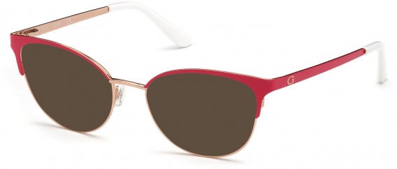 GUESS GU2796-52 sunglasses in Shiny Pink