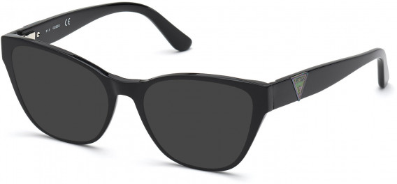 GUESS GU2828-53 sunglasses in Shiny Black