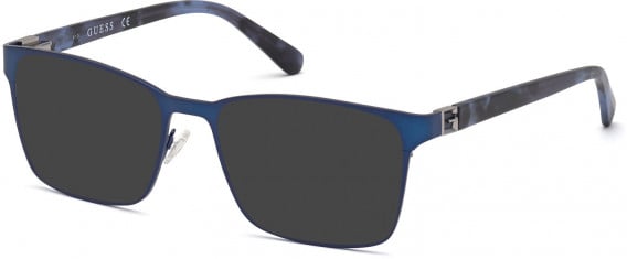 GUESS GU50019 sunglasses in Matte Blue