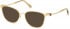 SWAROVSKI SK5368 sunglasses in Shiny Deep Gold
