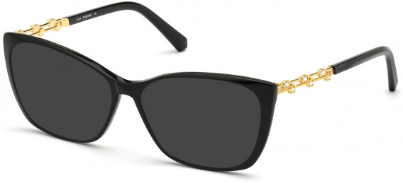 SWAROVSKI SK5383 sunglasses in Shiny Black