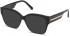 SWAROVSKI SK5390 sunglasses in Shiny Black