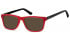 Sunglasses in Burgundy/Black