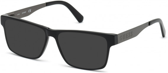 GUESS GU1995-54 sunglasses in Shiny Black