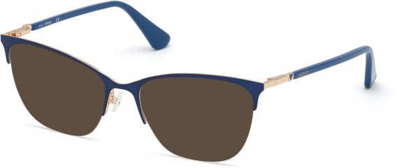 GUESS GU2787 sunglasses in Matte Blue