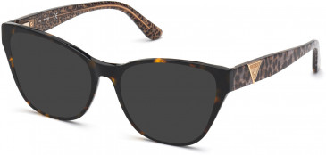 GUESS GU2828-51 sunglasses in Dark Havana