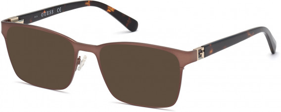 GUESS GU50019-54 sunglasses in Dark Brown/Other