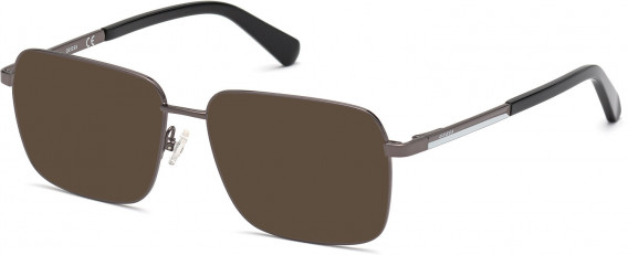 GUESS GU50024 sunglasses in Shiny Gunmetal