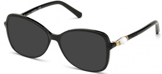 SWAROVSKI SK5339 sunglasses in Shiny Black