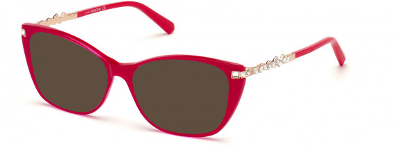 SWAROVSKI SK5343-53 sunglasses in Shiny Red
