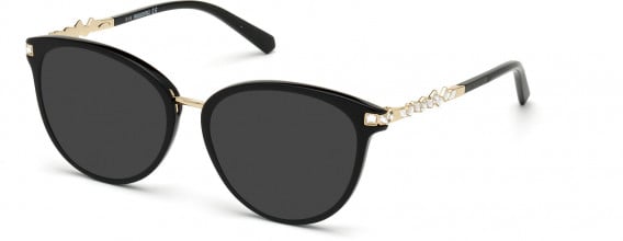 SWAROVSKI SK5344 sunglasses in Shiny Black
