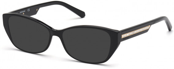 SWAROVSKI SK5391 sunglasses in Shiny Black