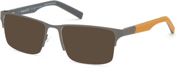 TIMBERLAND TB1664-56 sunglasses in Matte Dark Nickeltin