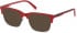 TIMBERLAND TB1655 sunglasses in Matte Red