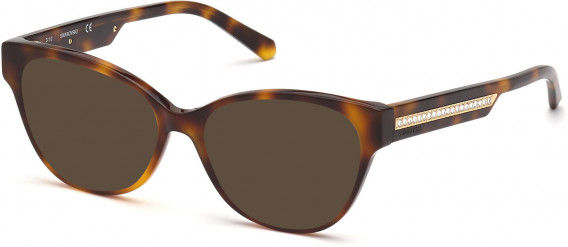 SWAROVSKI SK5392-55 sunglasses in Dark Havana
