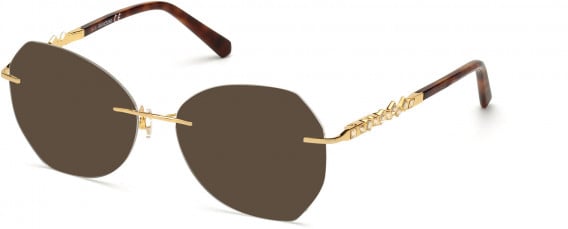 SWAROVSKI SK5345-56 sunglasses in Shiny Deep Gold