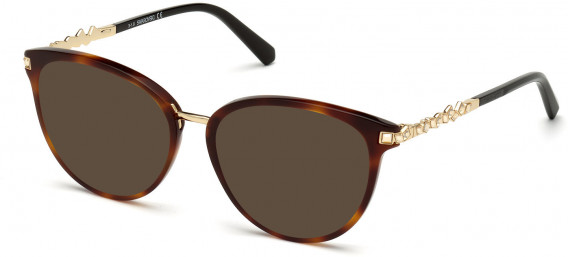 SWAROVSKI SK5344 sunglasses in Dark Havana