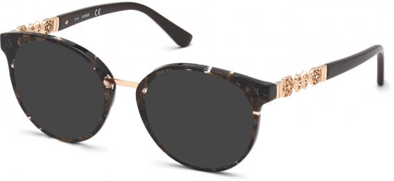 GUESS GU2834 sunglasses in Dark Brown/Other
