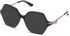 GUESS GU2831 sunglasses in Shiny Black