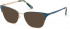 GUESS GU2795-56 sunglasses in Shiny Turquoise
