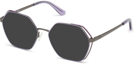 GUESS GU2792 sunglasses in Shiny Light Nickeltin