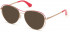 GUESS GU2760 sunglasses in Shiny Rose Gold