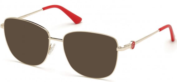 GUESS GU2757 sunglasses in Pale Gold