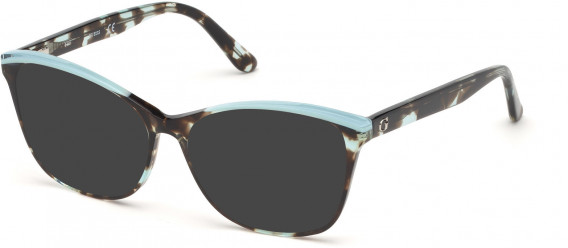 GUESS GU2723-52 sunglasses in Shiny Light Green