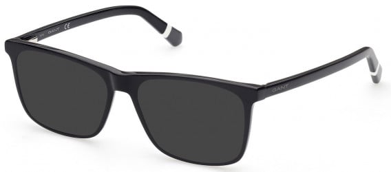 GANT GA3230-52 sunglasses in Shiny Black