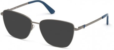 GUESS GU2779-55 sunglasses in Shiny Light Nickeltin