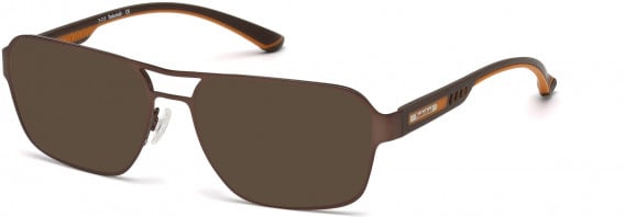 TIMBERLAND TB1358 sunglasses in Matte Dark Brown