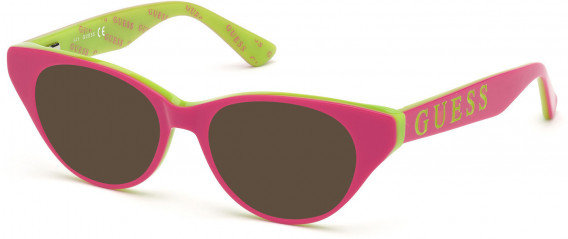 GUESS GU9192 sunglasses in Pink/Other