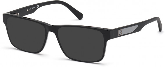GUESS GU50018-52 sunglasses in Shiny Black