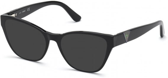 GUESS GU2828-51 sunglasses in Shiny Black