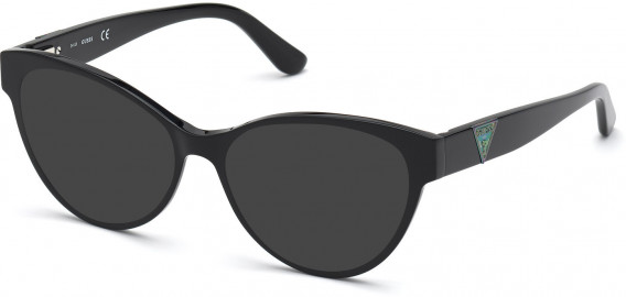 GUESS GU2826 sunglasses in Shiny Black