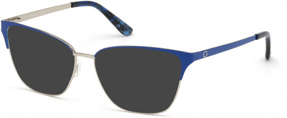 GUESS GU2795-56 sunglasses in Shiny Blue