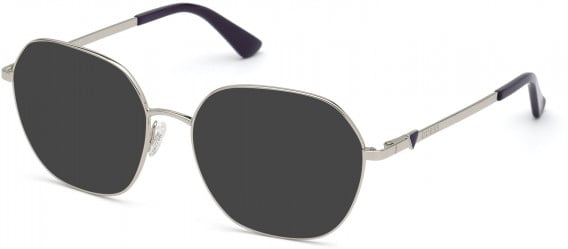 GUESS GU2780 sunglasses in Shiny Light Nickeltin