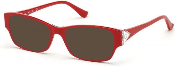 GUESS GU2748 sunglasses in Shiny Red