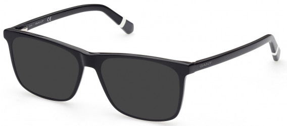 GANT GA3230 sunglasses in Shiny Black