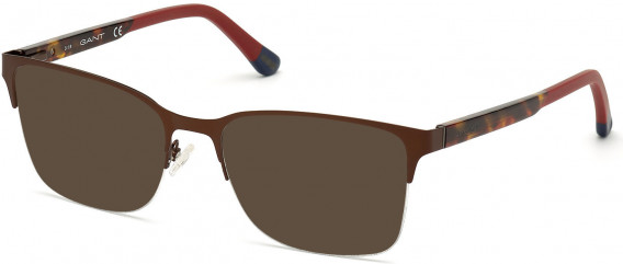 GANT GA3202 sunglasses in Matte Dark Brown