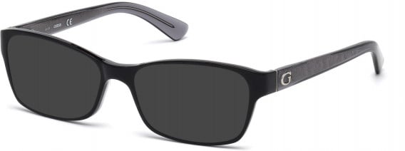 GUESS GU2591 glasses in Shiny Black